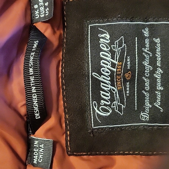 Craghoppers Hepworth Blended Wool Double Zipper Jacket US 4 Almond Beige - Picture 3 of 7